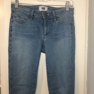 Medium - light wash Paige jeans